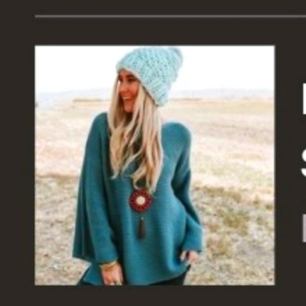 Women's Bell sleeve sweater